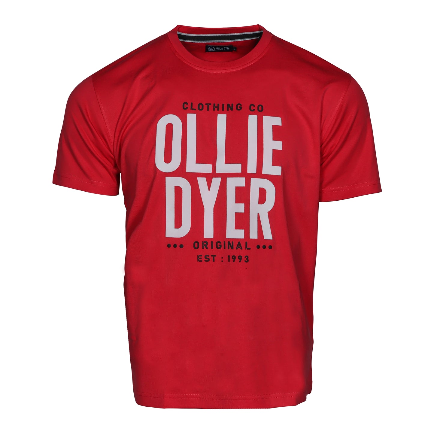 Ollie Dyer Round Neck Red Color Tshirt