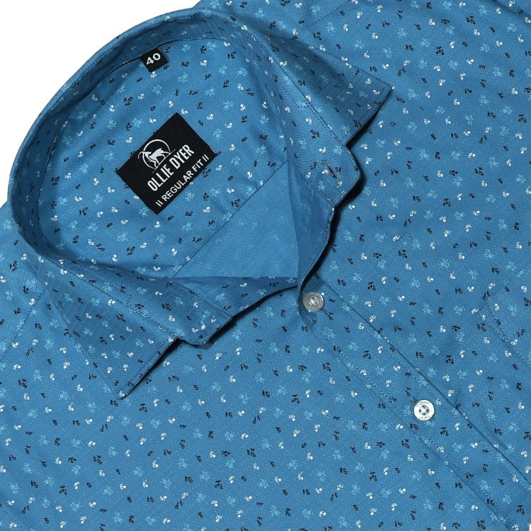 Ollie Dyer Printed Regular Fit Shirt