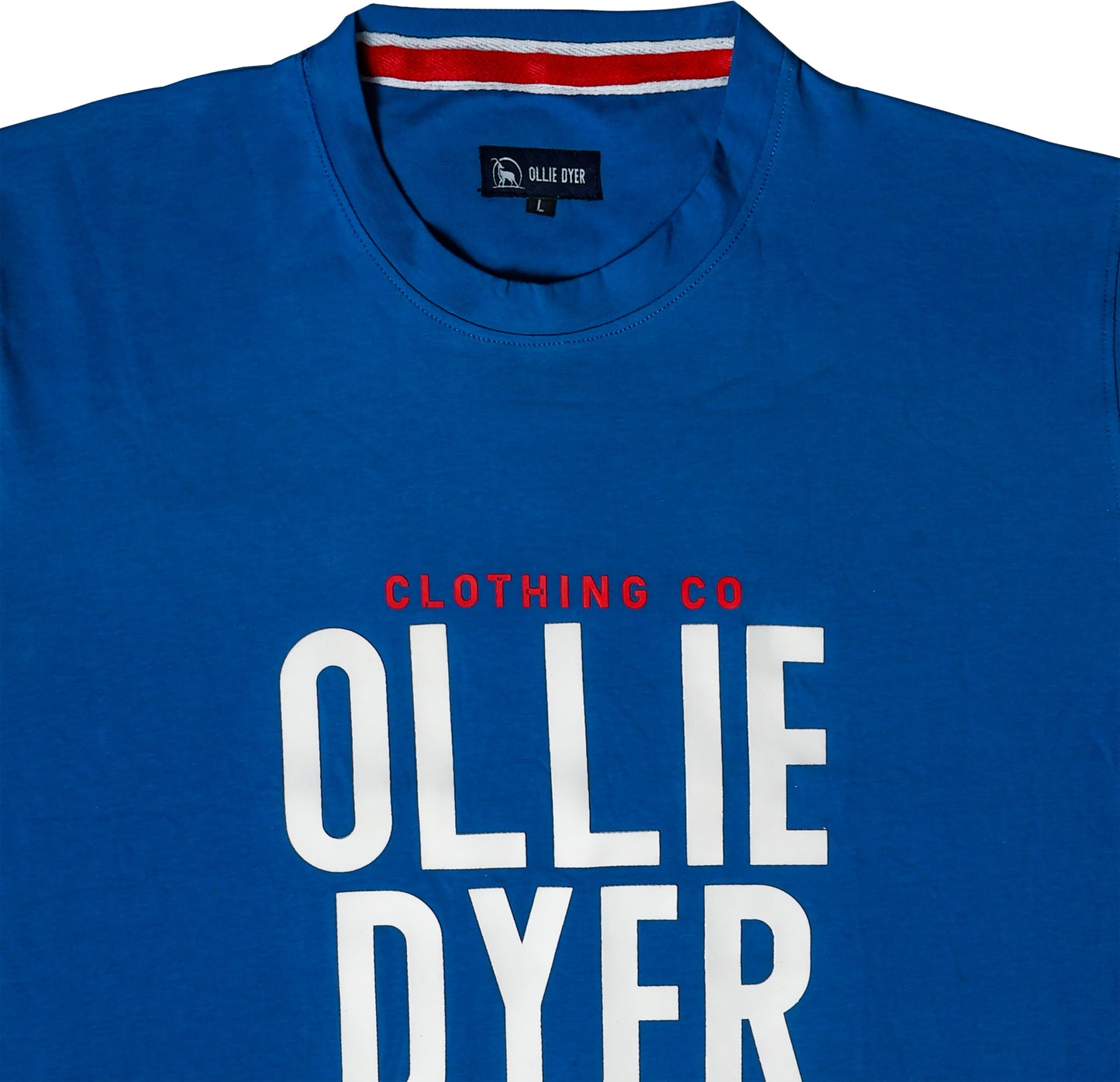 Ollie Dyer Round Neck Blue Color Tshirt