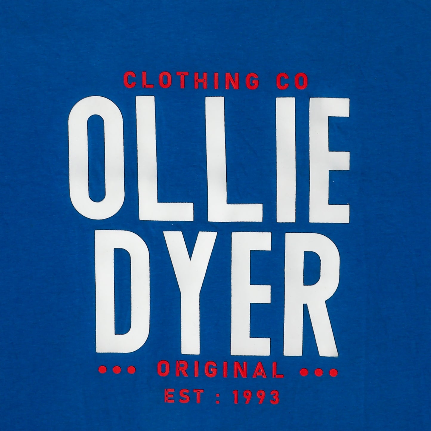 Ollie Dyer Round Neck Blue Color Tshirt