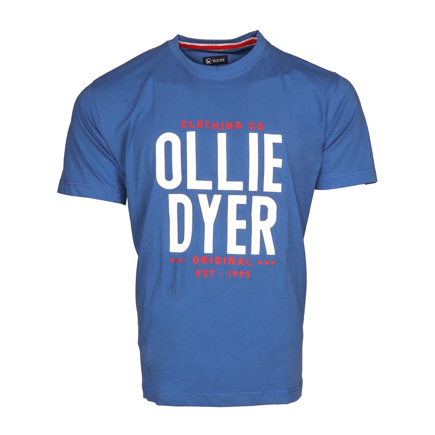 Ollie Dyer Round Neck Blue Color Tshirt