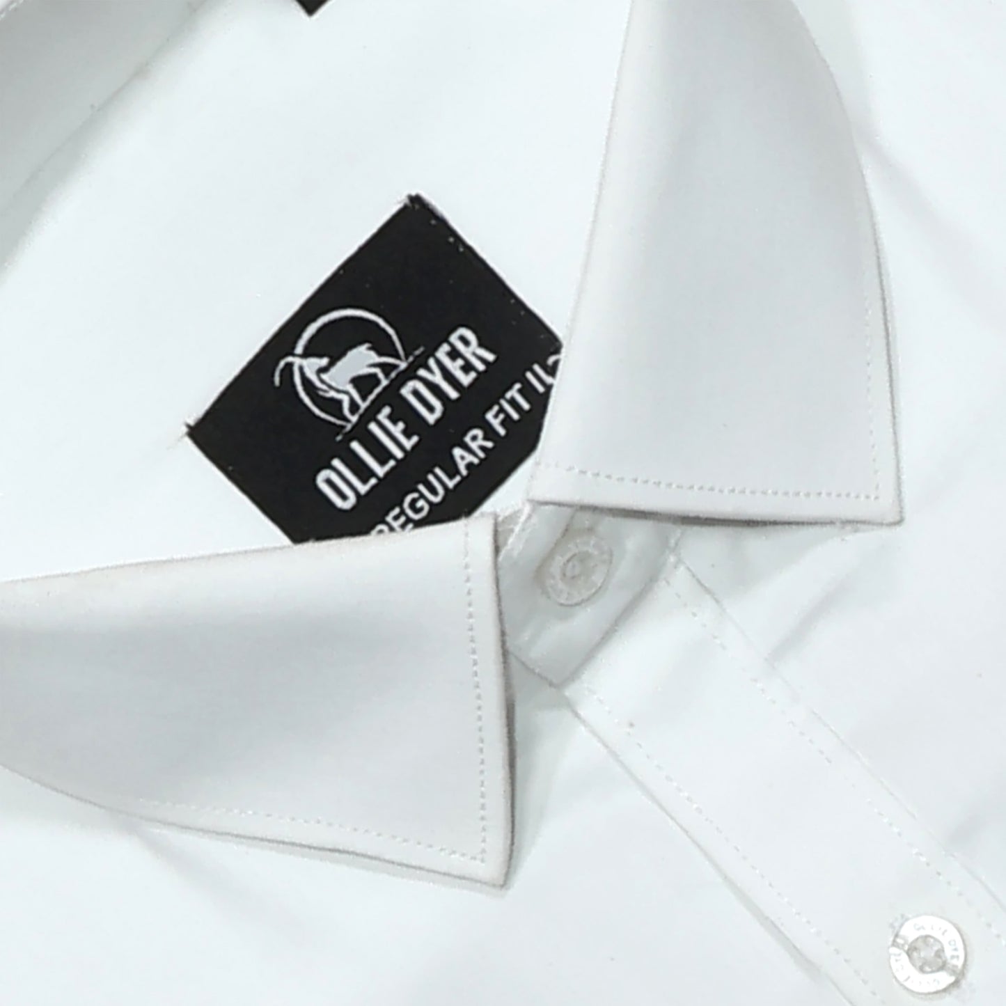 Ollie Dyer 100% Cotton White Color Regular Fit Shirt