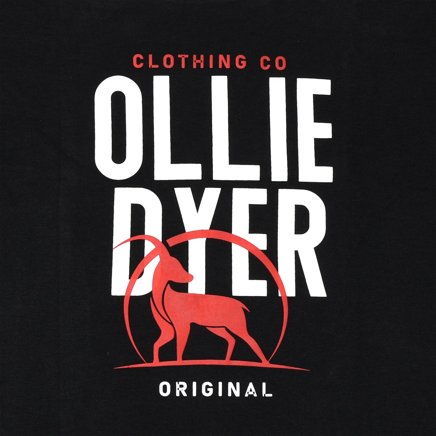 Ollie Dyer Round Tshirt Black