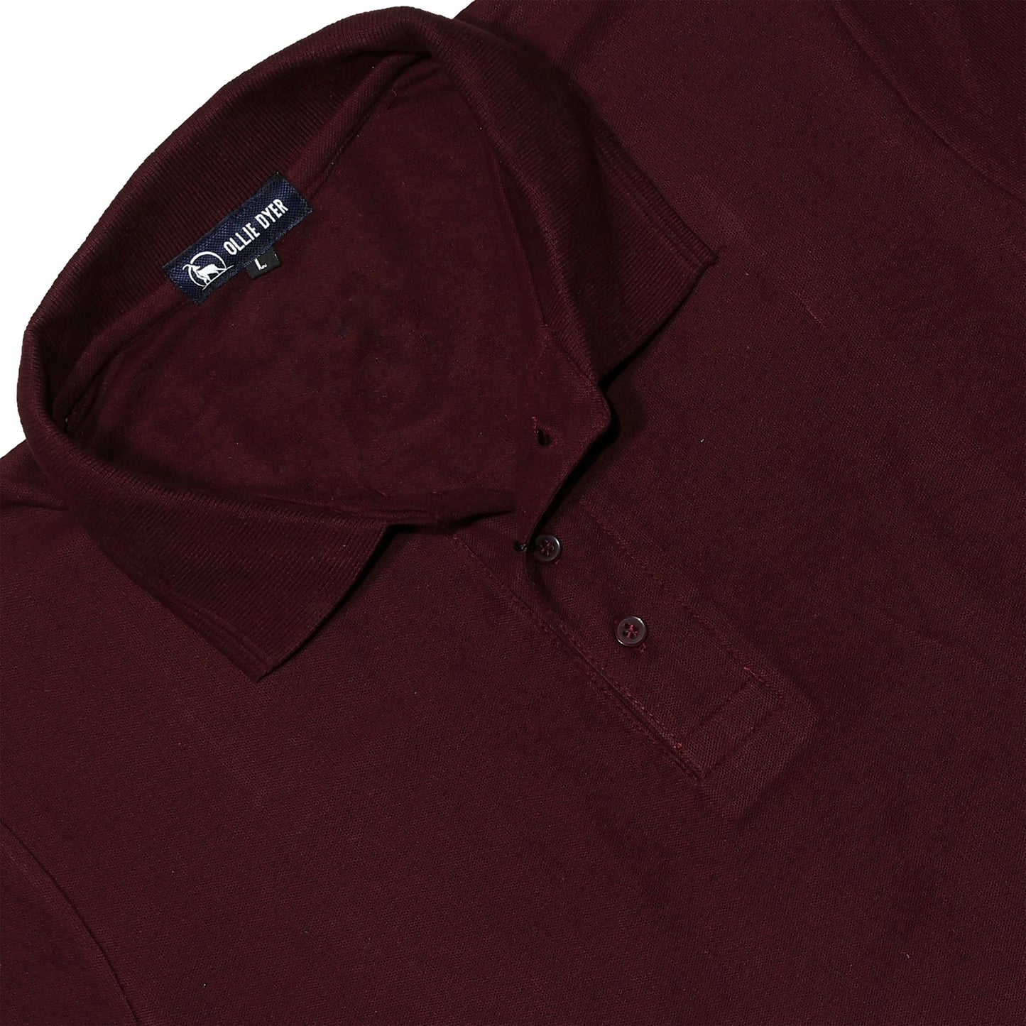 Ollie Dyer Polo Tshirt Maroon