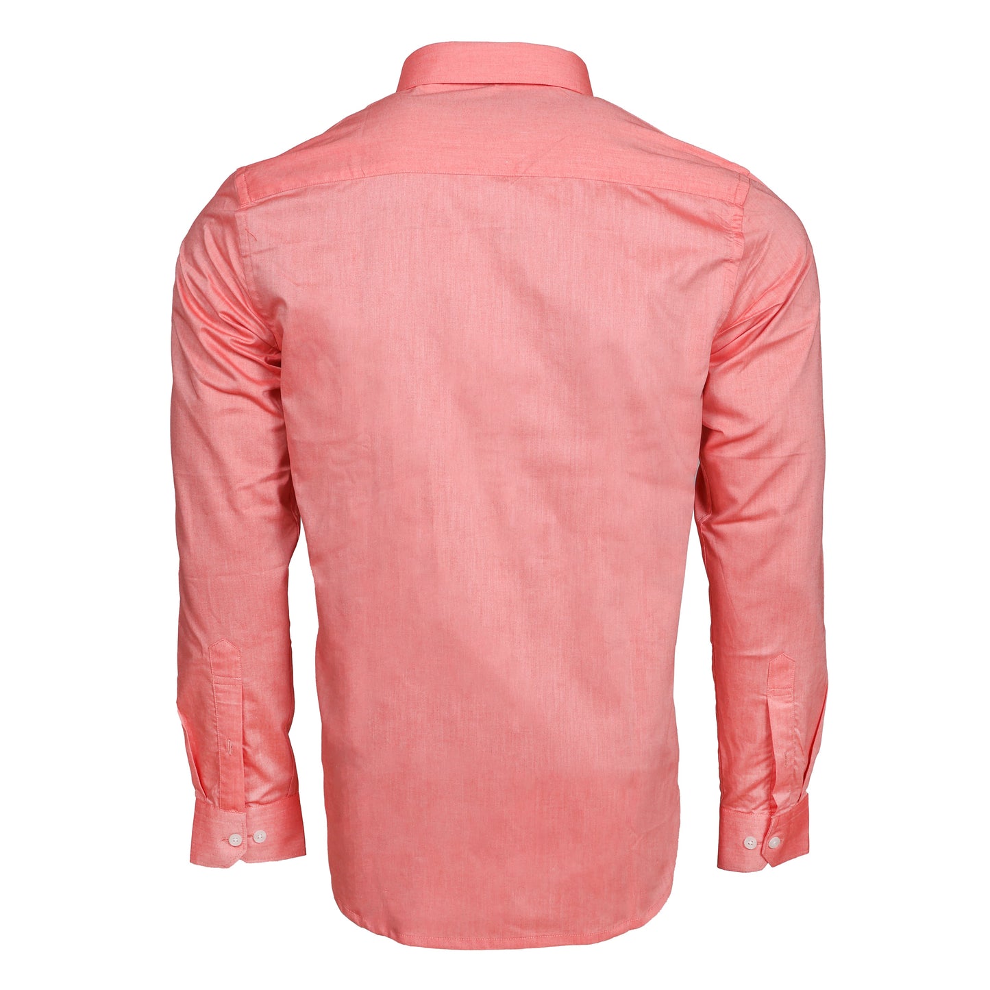 Ollie Dyer 100% Cotton Peach Color Regular Fit Shirt