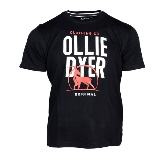 Ollie Dyer Round Tshirt Black