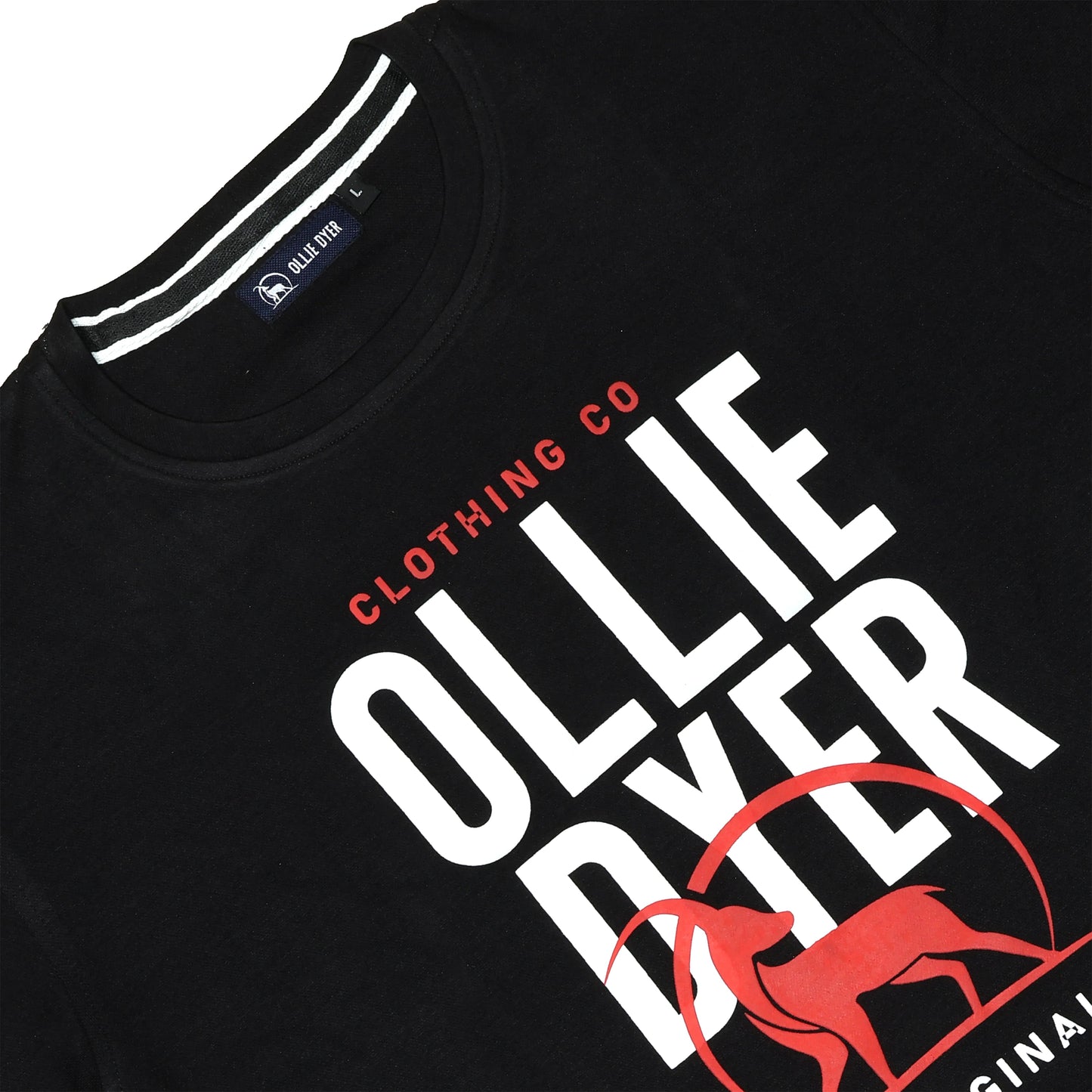 Ollie Dyer Round Tshirt Black